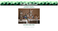 Desktop Screenshot of pixie-bobs.com